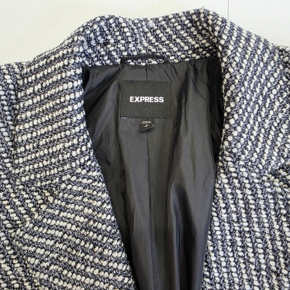 Express tweed Mid length double breasted  coat - Picture 8 of 15